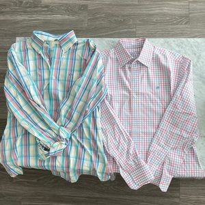 Southern Tide Men’s button down shirts(lot of two)